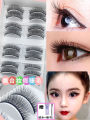 Stage Makeup False Eyelashes Thickened Extended Exaggerated Children Performance Latin Dance Cosmetics Realistic False Eyelashes. 