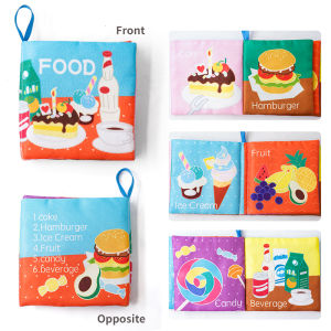 Baby Toys Cloth Book Childrens TactileSensory Education Early LiteracyIntelligence Development Plush Toys Boysand Girls