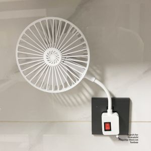 Jiaxun | Kitchen Quiet Wall-Mountable Multi-Directional 3-Outlet Fan