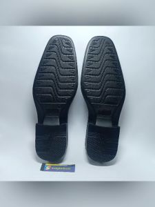 Sol Sepatu Outsole Alas Bawah Pantofel TPR Laser Hitam Pria Size 38-45 - Shoe