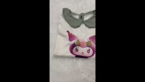 Setelan Rok Celana Pendek Anak Perempuan Motif Kuromi Buat Usia 1-10 Tahun