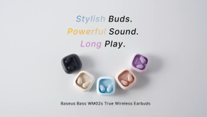 【New Arrivals】Baseus Bass WM02s True Wireless Earbuds 36H Long Playtime Bluetooth 6.0 IPX5 Waterproof Super Bass Featherlight