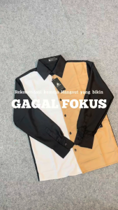 ALNI OFFICIAL STORE - Andreas Kemeja Pria High Quality Grey and Brown