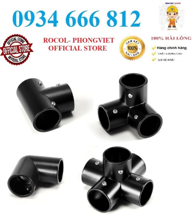 Khớp nối ống thép phi 25mm không cần hàn loại dày,cút nối ống tròn ...