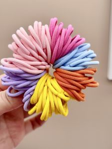 Elastic Hair Ties for Kids Baby Girls Small Size High Elasticity Non-Damaging Hair Accessories Hair Bands Hair Ropes