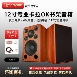 SAMSBO Professional Karaoke Speaker KTV Amplifier Home Cinema Passive Sound System Set High Quality Audio Stage Equipment