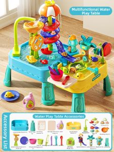 Aomosin | Outdoor Double-layer Water Play Table and Fishing Pool Toy