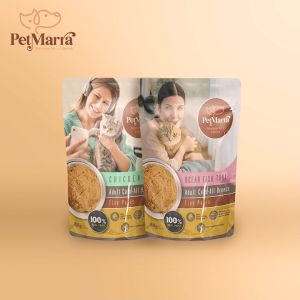 PetMarra Fine Pates Adult Cat Wet Food Pouch Chicken 80g BUNDLE OF 6 - PetMate