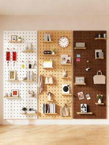 BEIQIVI | Customizable Wooden Storage Shelf Wall-Mounted
