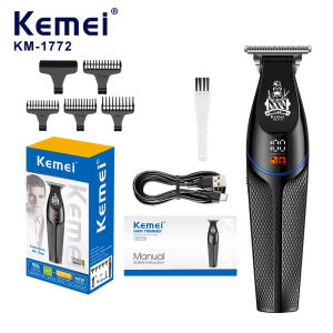 Kemei | Kemei KM-1772 7000 RPM Hair Clippers Professional Hair Trimmer Electric Cordless Rechargeable Men Hair Cutting Machine