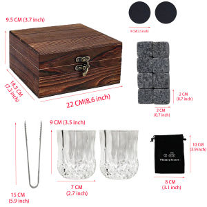 Fathers Day Gifts for DadWhiskey Ice Stone Box Present for Dad Papa Grandpa Step Dad HusbandDad Gifts for Birthday Anniversary