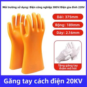 Găng Tay Cách Điện Dùng Cho Công Việc Trên Mạng Đóng Điện