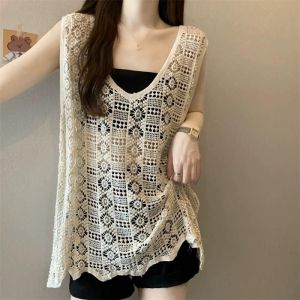 TM 37220 Nadine crochet sleeveless top import