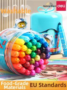 deli | Water Washable Kids Coloring Pencils 24 Colors