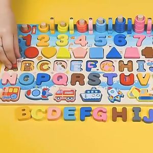 Jackjacktoys Mainan Edukasi Anak Puzzle Kayu 6 Tingkat Fishing Wooden Toy Puzzle Montessori