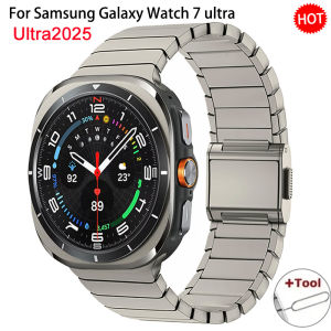 Magnetic Titanium Strap for Samsung Galaxy Watch Ultra 2025 Wristband Bracelet Replaced Accessories for Galaxy Ultra 47mm Band