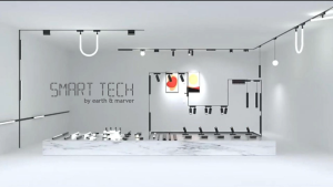 (Local Stock) White Tuya Smart Zigbee Magnetic Track Light System 48VDC track and Rail Modular Smartlife LED Dimmable