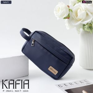 Kafia clutch bag Hand bag Dompet make up Dompet HP Tas jinjing multifungsi