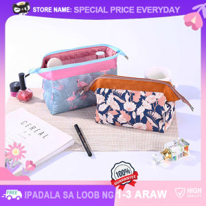 Korean Original Travel Make Up Bag with Zipper Waterproof Nylon Pouch Bag Women Washing Bag Portable Cosmetic Case