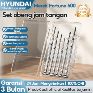 Hyundai Obeng Set 6 in 1 Jam Tangan Obeng Cocok untuk Ponsel Pintar iPhone Jam Tangan Laptop