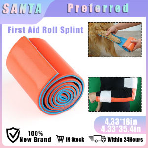 Comfortable IXPE Orange First aid Roll Splint Survival First Aid Aluminum Fixed Splint Fracture Medical Bandage