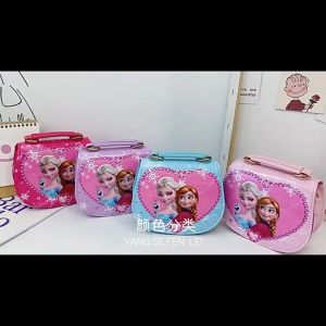 Kids Sling Bag Kid Girl Handbag Cartoon Crossbody Bag PU Leather