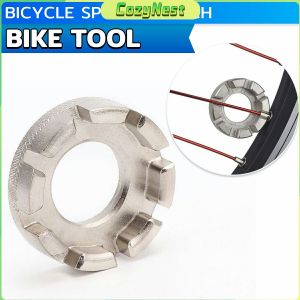 C.N. Bike Tool Spoke Wrench Bicycle Steel Wheel Rim Spanner Silver Color