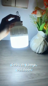 HYTRA 300w 3 Mode Lampu Darurat Led Baterai 12 Jam Lampu Led Tahan Hujan Lampu Pengisian Usb