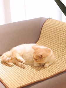 SKISOPGO Cat Scratch Board Sofa Anti Scratch Pad Natural Sisal Cat Sleep Mat Paw Grinder Protect Furniture Pet Supplies