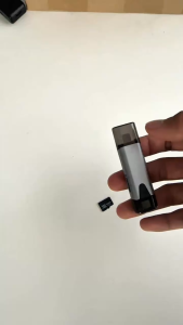 Hub Đọc Thẻ Nhớ 2 Công TYPE-C và Lightning 2 trong 1Tốc Độ Đọc NhanhKhông Kén Thiết Bị Đầu Đọc Thẻ Nhớ SD/TF