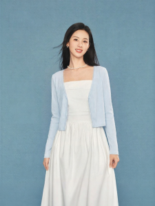 Semir | Sun Protection Jacket Lace Trim Cool Feel Textured Short Length