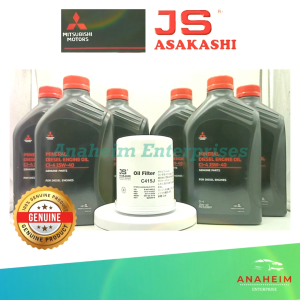 Mitsubishi L300 Euro4 4N14 Change Oil Package [6 Liters ci-4 15W-40 & 1pc oil filter]