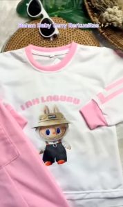 BAJU ANAK PEREMPUAN VIRAL LABUBU CARGO SETELAN ANAK PEREMPUAN TERBARU