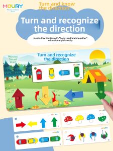 MOURY | Direction Color Sort Coordination Focus Educational Toys