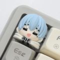 Beyond Journey's End Anime Keycaps Cute Resin Artisan Keycap Frieren Phelan Cherry Profile Keycaps for Mechanical Keyboard Gifts. 