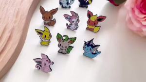 Bandai | Kawaii Hoạt Hình Yêu Tinh Quái Vật Nhân Vật Thổ Cẩm Bộ 9 Chiếc Sưu Tập Thời Trang Túi Đựng Trang Sức Phụ Kiện Cho Bé Trai & Bé Gái Trẻ Em Quà Tặng