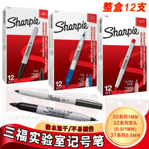 Sharpie Lab Markers 32001 Dust-Free Oil-Based Waterproof Ink Pens Non-Fading Colorful Writing Tools for Students And Office Use