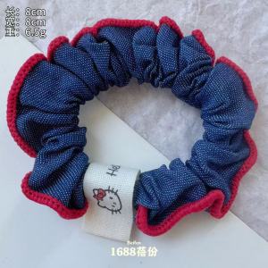 Korean Style Versatile Cat Lace Edge Hair Ties Sweet High Elasticity Hair Bands for Children Hair Accessories