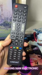 Remote điều khiển TiVi ASANZO LCD . Đồ bấm tivi ASANZO . Tặng kèm pin sử dụng