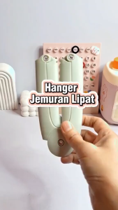 Gantungan Baju Portable Lipat Hanger Lipat Portable Minimalis