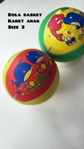 Bola Basket Karet Size 3 dan size 7