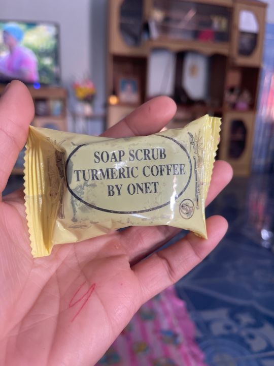 SOAP SCRUB TURMERIC COFFEE BY Lazada.co.th