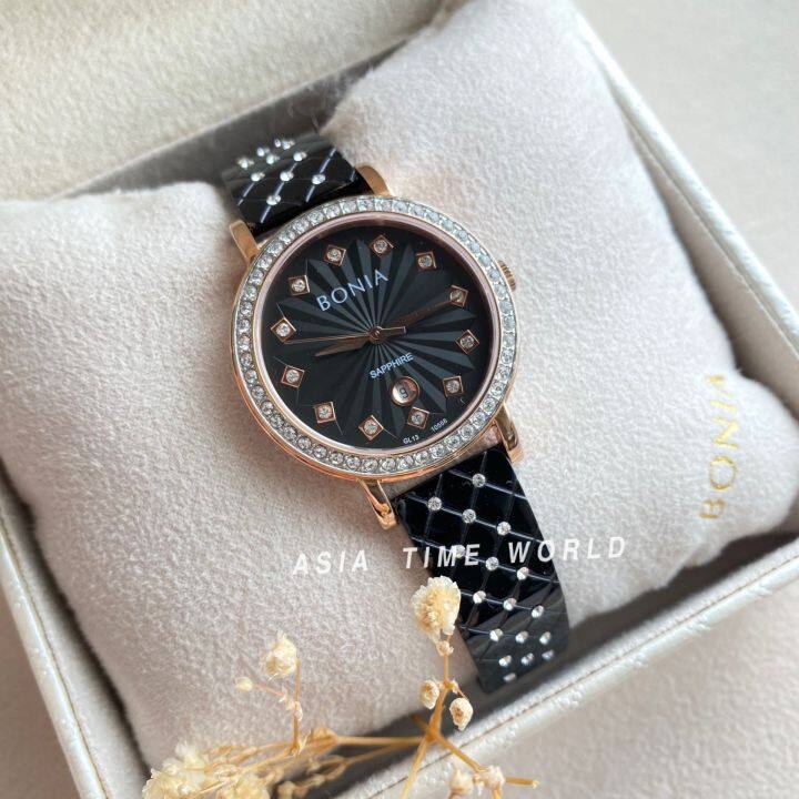 Bonia watch discount diamond