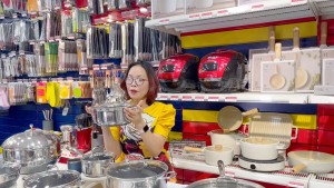 [Hàng chính hãng] Nồi nông inox iMat Blackcube 20cm Cao 9cm Thể tích 2.6l Phủ chống dính Daikin-Nhật Bản thế hệ mới