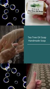 Vital Natural Oasis Tea Tree Oil Acne-Reduction Bar Soap for Oily Skin