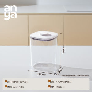 Hộp Đựng Trà Nhựa Mini Di Động Cấp Thực Phẩm an Ya Hộp Đựng Thực Phẩm Có Nắp Đậy Bằng Vòng Đệm Silicon Hình Trụ