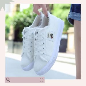 Sheii ราคาถูก รองเท้าผ้าใบแฟชั่น ไม่แต่งลวดลาย น้ำหนักเบาใส่สบายสุดๆ มี 3 สีให้เลือกตำกันเลย วัสดุอย่างดี ชอบสีไหนตำได้เลยน้าาา