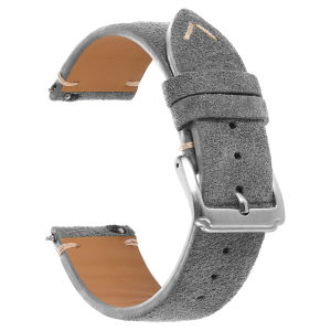 14mm 16mm 18mm 20mm 22mm Suede Watch Band Strap Quick Release Soft Calfskin Retro Brown Wristband Men Women Universal Bracelets