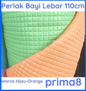 Perlak Bayi Alas Ompol Polos 2 Warna 2 in 1 Tebal 3mm Lebar 110cm Meteran Per 50cm