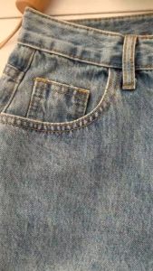 Rok Span Jeans Panjang Korean Style Wanita Jumbo 6XL Rok Jeans 78 Highwaist Biru Retro Skirt Fashion